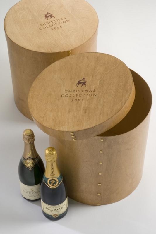 wood veneer champagne Boxes