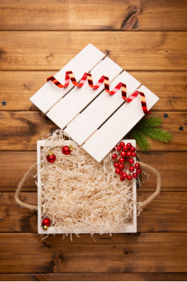 Wooden Hamper Gift Box by Polmac UK Ltd