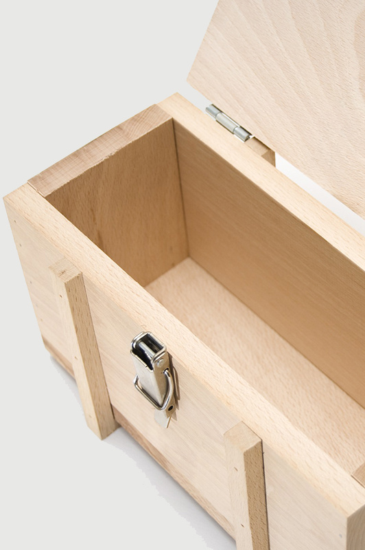 Bespoke wooden storage chest made by Polmac Uk Ltd