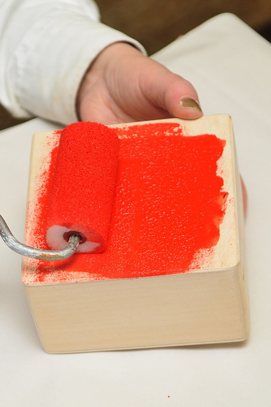 Red Paint Decoration