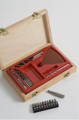 Bespoke wooden box for Drill & Screwdriver bits from Polamc UK Ltd
